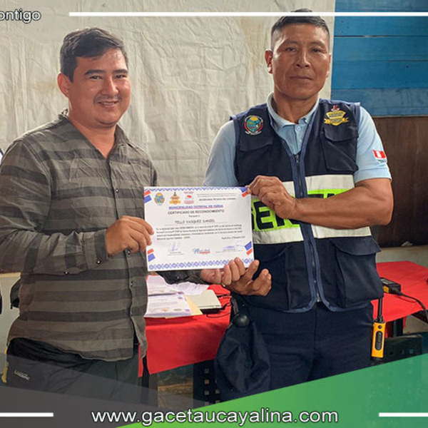Alcalde Manuel Arévalo Mogrovejo Destaca Compromiso y Responsabilidad en Reconocimiento al CODISEC