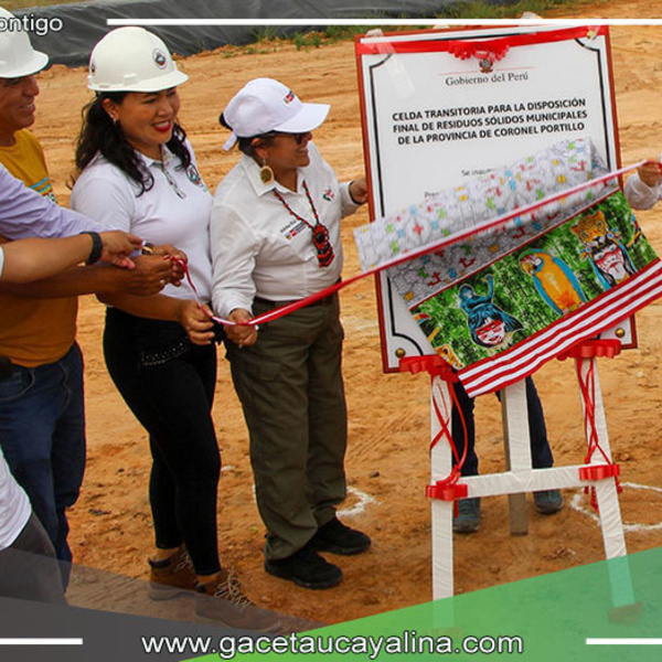 Edgar Rengifo Dávila, en representación de Roger Galán Torres, lidera inauguración junto a autoridades locales y ministra de Ambiente