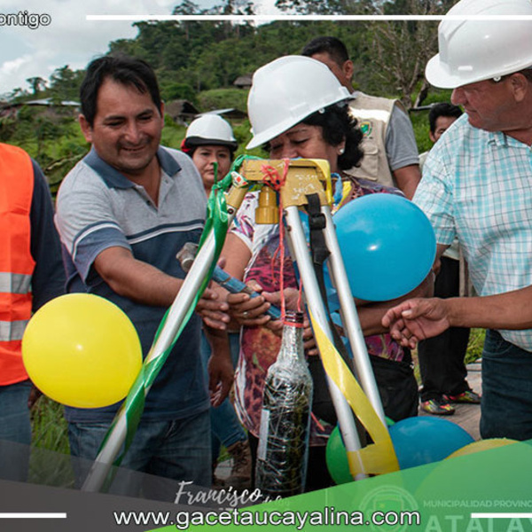 Alcalde de Atalaya impulsa construcción de puentes en comunidades nativas
