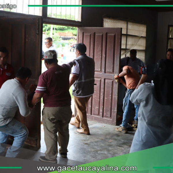Municipalidad de Yarinacocha recupera local comunal en A.H. Ulises Reátegui 