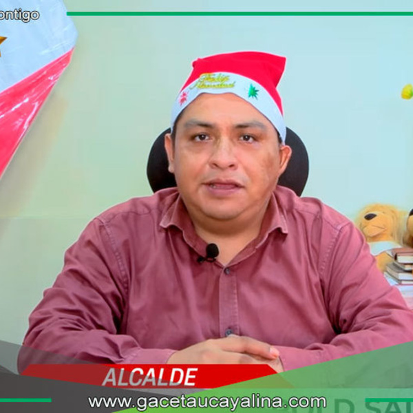 Alcalde transmite esperanza y unión en mensaje navideño