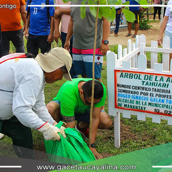 Arborización del Camposanto: Manantay Se Viste de Verde para el Día del Amor y la Amistad