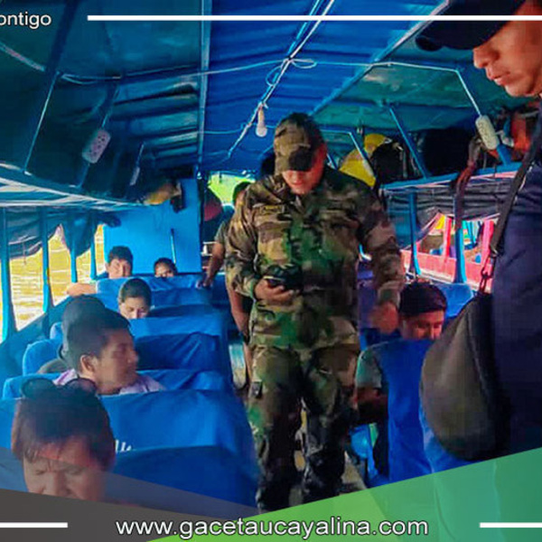 Operativo para combatir la trata de personas y garantizar seguridad en la vía fluvial en Sepahua