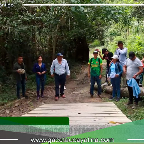 Alcalde Rodolfo Lovo Tello impulsa desarrollo con la construcción del Puente Turístico en Ucayali