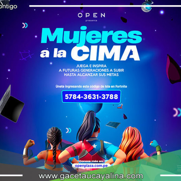 Open Plaza anuncia en Pucallpa campaña para inspirar a futuras generaciones en carreras de ciencia y tecnología