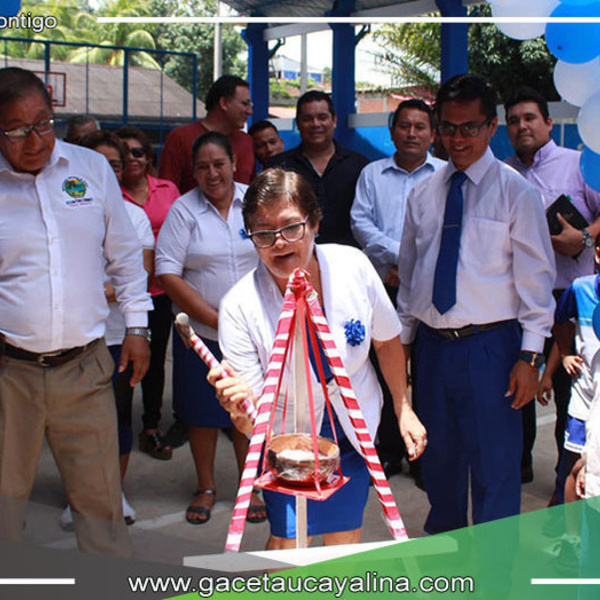 Inauguran Obra de Cobertura para Escolares en Contamana
