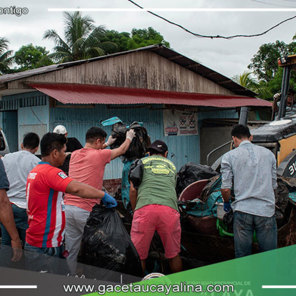 Atalaya se moviliza contra el dengue con una masiva campaña de limpieza