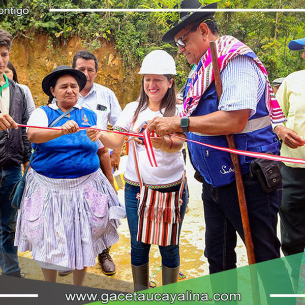Alcalde de Satipo y alcaldesa de Llaylla concretan construcción de puente sobre el río Mariposa