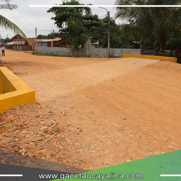 Pobladores de A.H.I. Bena Jema listos para recibir alcantarillado pluvial 
