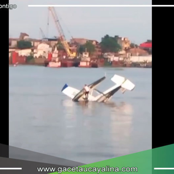 Milagroso Rescate del Piloto de Avioneta Fluvial Tras Choque con Bote en Loreto