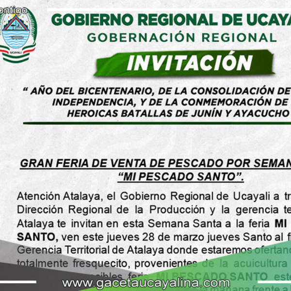 Gran Feria "Mi Pescado Santo" en Atalaya para Semana Santa