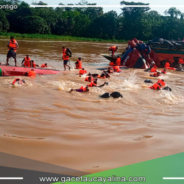 Accidente fluvial en operativo antidrogas: cinco heridos y un policía desaparecido en Pucallpa