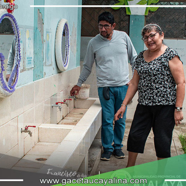 Municipalidad Provincial de Atalaya Optimiza Sistema de Agua y Desagüe en I.E.I. N° 286