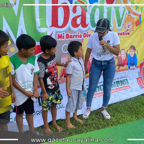 Municipalidad de Ucayali, bajo el liderazgo de Rodolfo Lovo Tello, impulsa el programa "Mi Barrio Divertido y Recreativo"