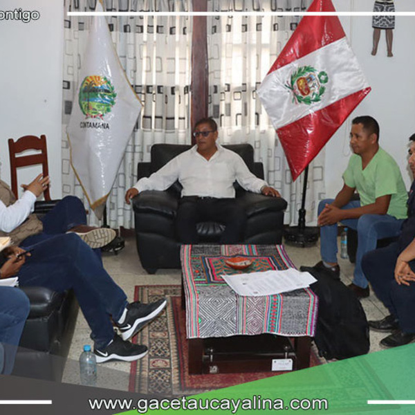 Alcalde de Ucayali y gerente sub regional verifican terrenos para futuros proyectos de salud