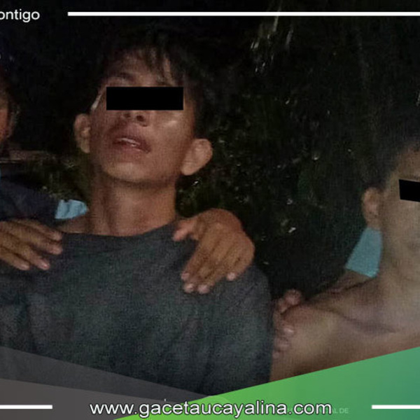 Patrulla de Serenazgo intercepta a ladrones de celular en Mercado Municipal de Atalaya