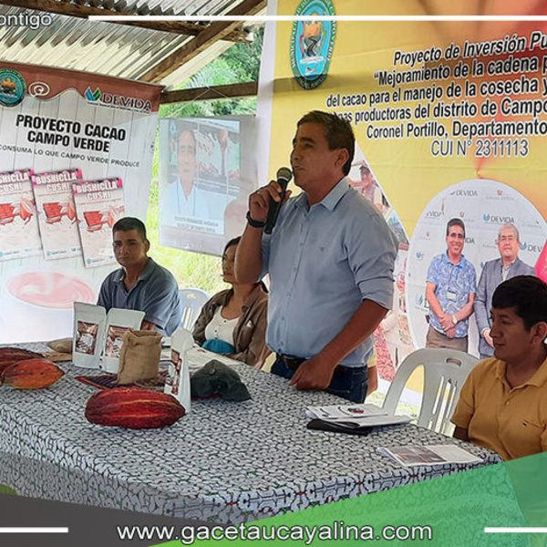 DEVIDA inicia actividades 2024 para mejorar la cadena productiva del cacao en Campo Verde