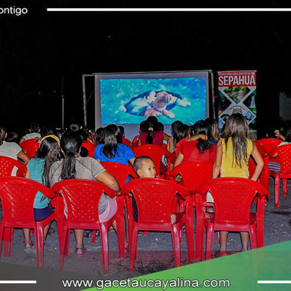 Municipalidad de Sepahua lanza programa "CINEMUNI" para entretener a familias