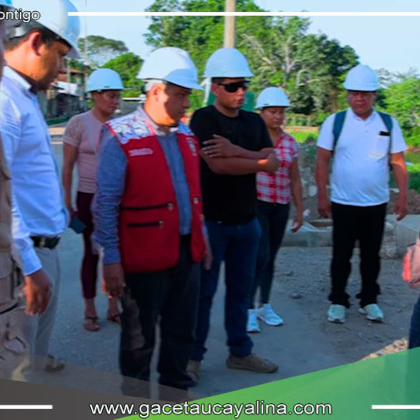Alcalde de Sepahua supervisa avance de obra clave para el distrito