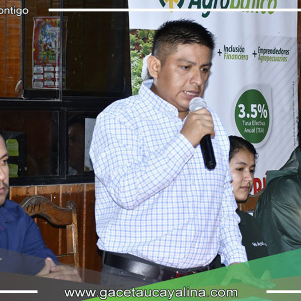 Alcalde de Sepahua lidera acceso a financiamiento para productores locales