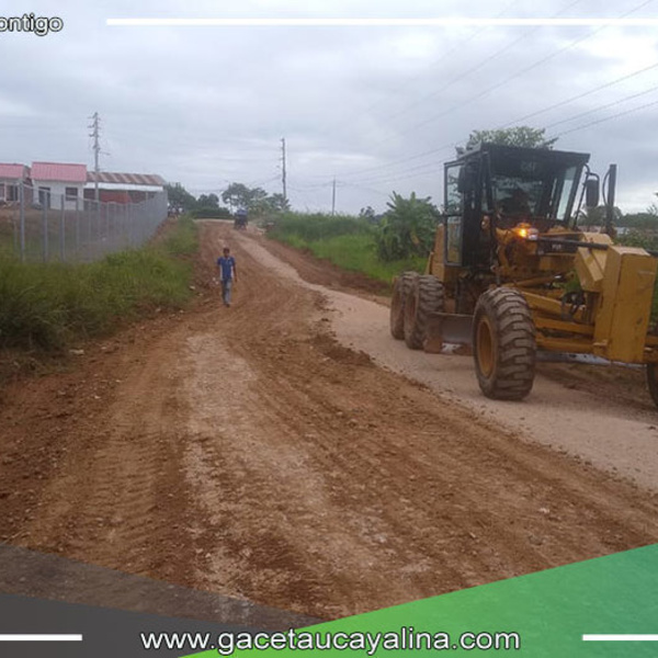 Villa San Alejandro se renueva: Arreglan calles en vísperas del 42º Aniversario de Irazola