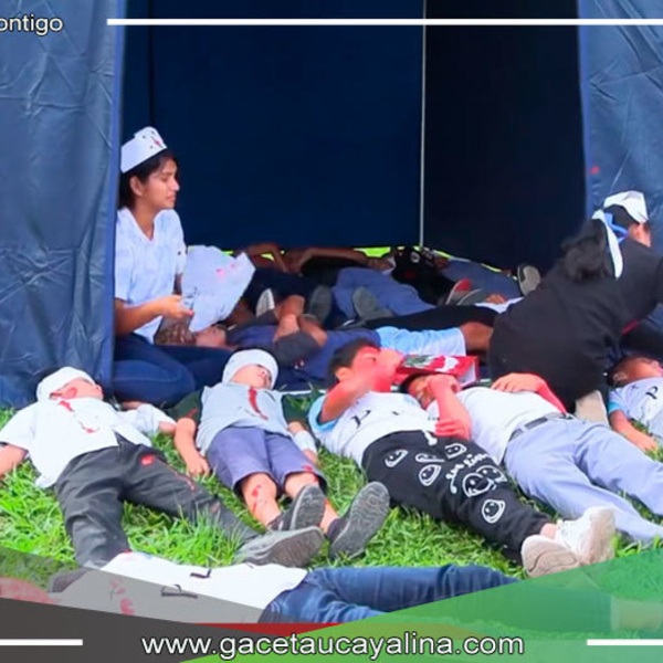 Sepahua se prepara ante desastres naturales con Simulacro Nacional