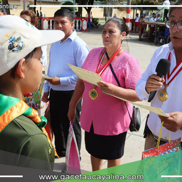 Alumnos destacados del curso Mini-comando "Contamanino 2024" reciben reconocimiento de la Municipalidad Provincial de Ucayali