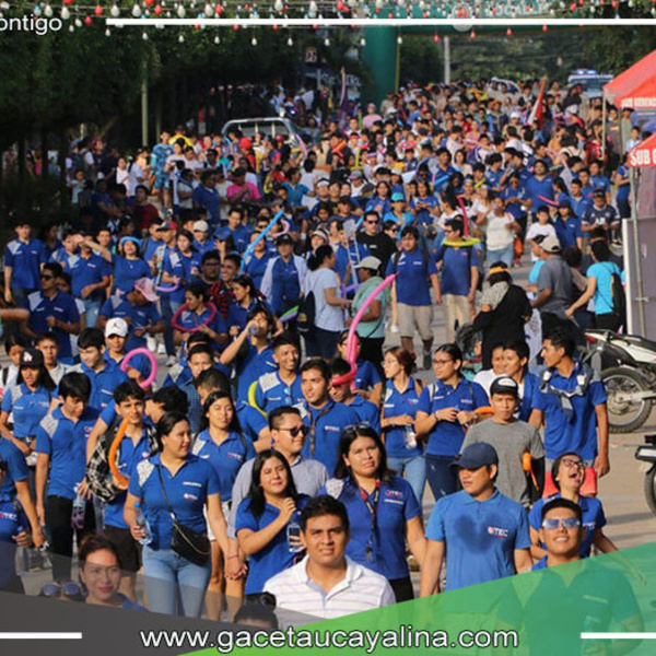 Exitosa Gran Caminata por la Salud reúne a más de cien participantes en Pucallpa