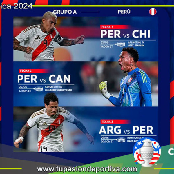 Perú enfrenta a Chile en su debut en la Copa América 2024