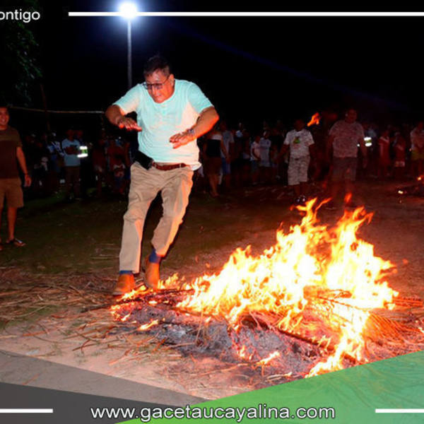 Con Impactantes saltos del "shunto" culminan festejos en Contamana