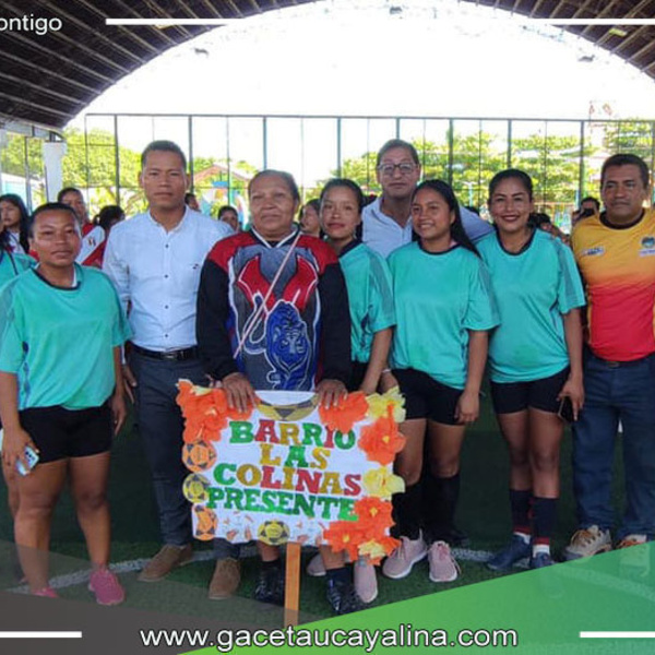 Rodolfo Lovo Tello inaugura el “Campeonato Interbarrios de Fútbol 6 Femenino Copa Municipal 