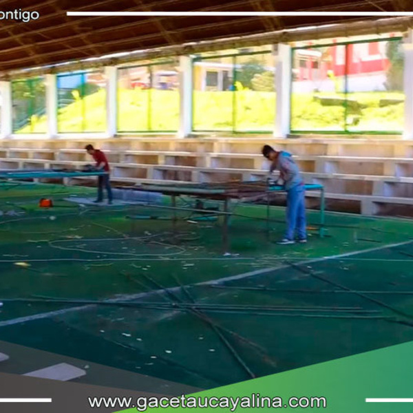 Avanza la Refacción de la Cancha Sintética del Barrio Ucayali en Contamana