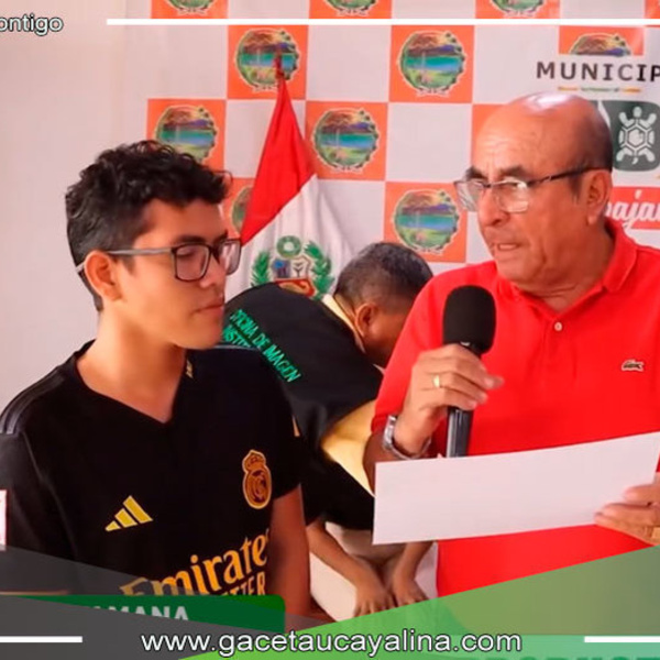 Municipalidad de Ucayali Clausura la Primera Etapa del Programa Jóvenes Productivos