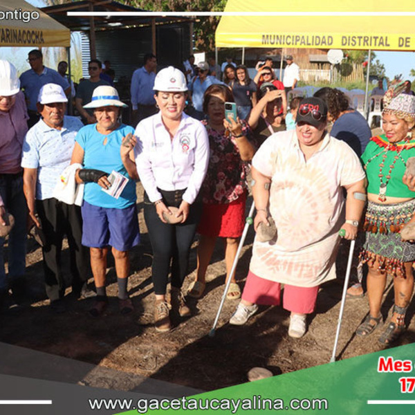 Se devuelve la esperanza al Caserío Cashibococha con inicio de construcción del local comunal multiusos 