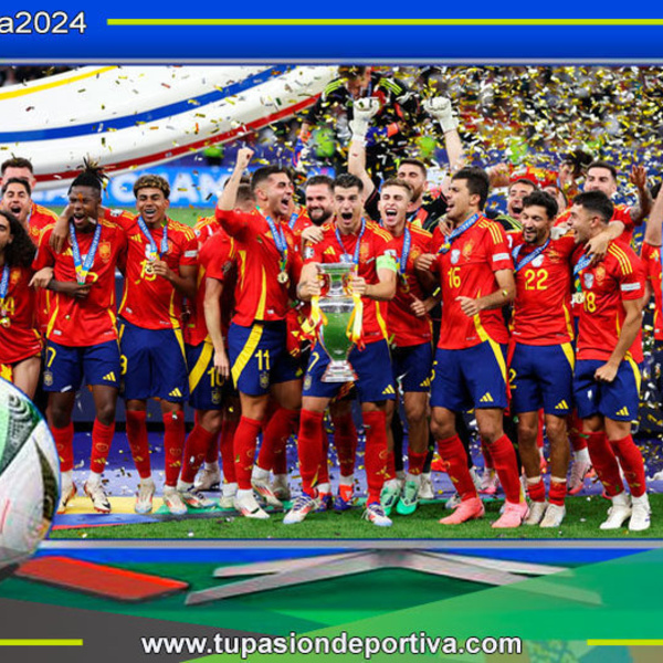 El campeón de la Eurocopa 2024 ¡España...! le gano a Inglaterra 2 a 1