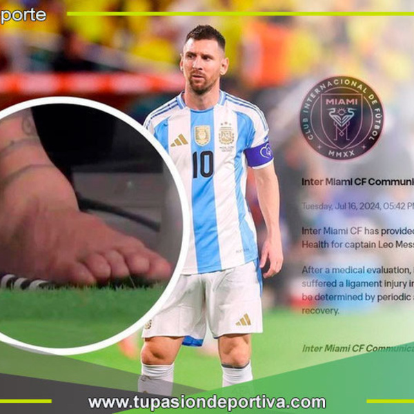Messi se perderá partidos clave con Inter Miami y las Eliminatorias de septiembre