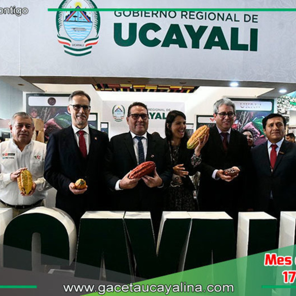 Gobernador de Ucayali destaca en el XV Salón del Cacao y Chocolate Internacional 2024