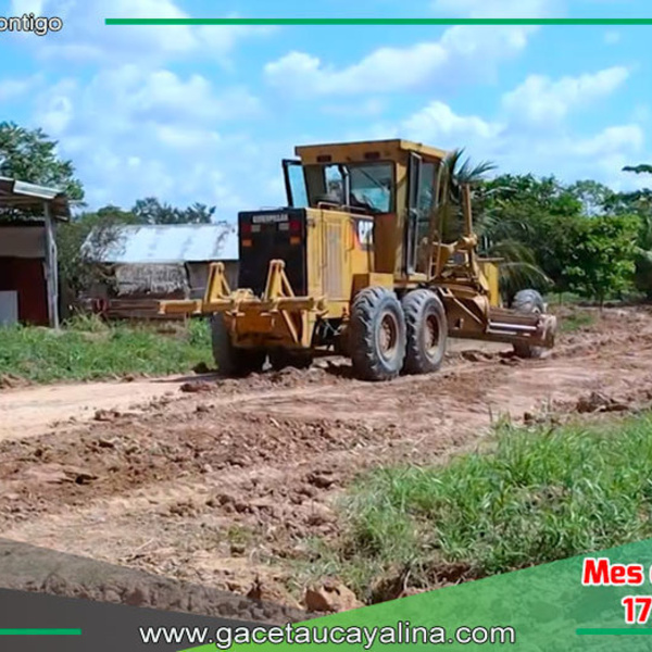 Mejoras en Infraestructura Vial Avanzan en los Barrios en Contamana