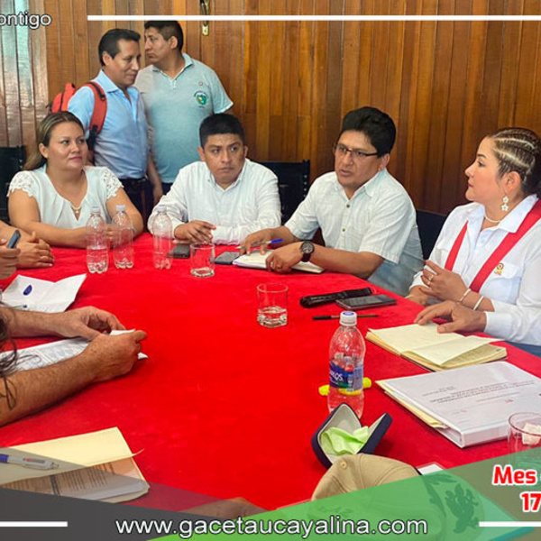 Alcalde de Sepahua expone acciones contra la inseguridad en reunión del Ministerio del Interior