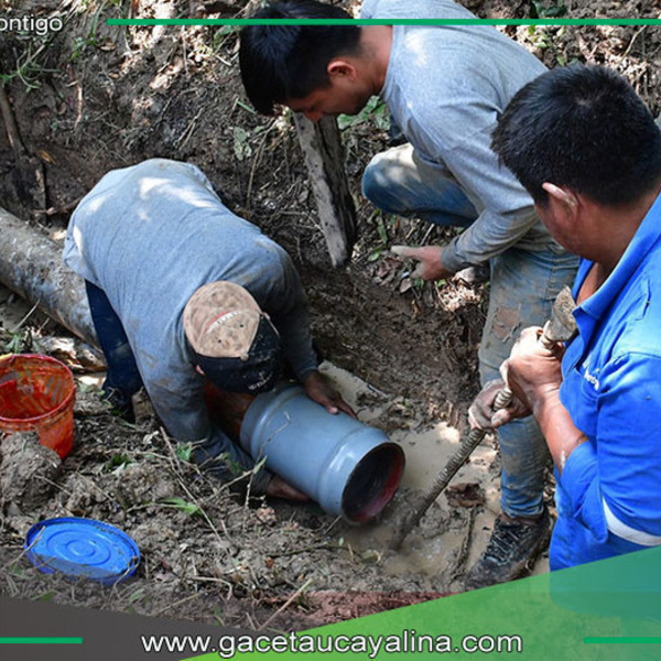 Alcalde de Sepahua restablece servicio de agua potable en tiempo récord 