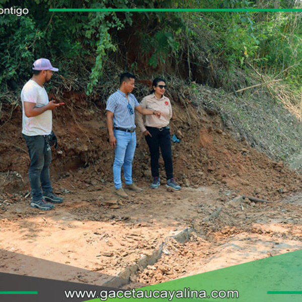 Alcalde Rodolfo Lovo Tello inicia construcción de vereda peatonal en la calle Petro Perú