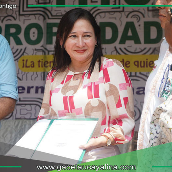 Más de 200 familias beneficiadas con la entrega de expedientes de reversión de predios en Yarinacocha