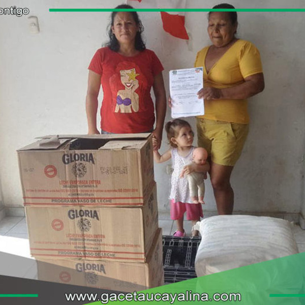 Ucayali distribuye 38 toneladas de insumos esenciales del Vaso de Leche