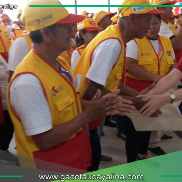 490 integrantes de las JJ.VV. de Callería fueron reconocidos por su labor a la seguridad ciudadana 