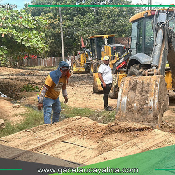 Se dio inicio al plan de trabajo de mantenimiento vial de 40 km de vías en Yarinacocha