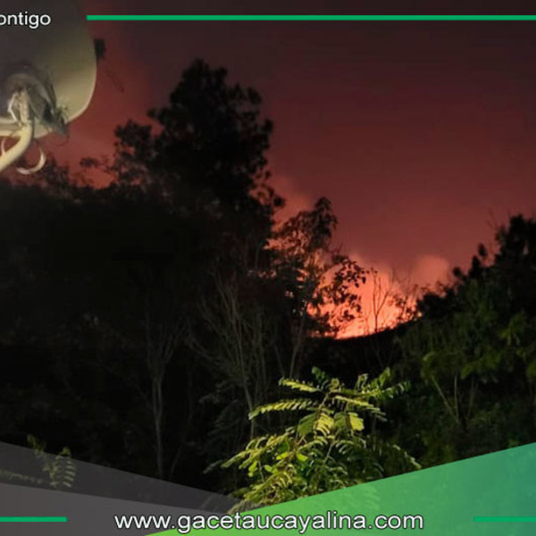 Fuego arrasa con valle Utcubamba en Amazonas