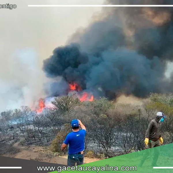 Alcalde de Luya alerta sobre incendios y daño turístico