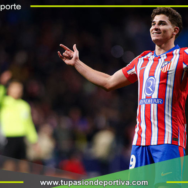 Dos goles de Julián Álvarez dan victoria al Atleti ante Bayer Leverkusen