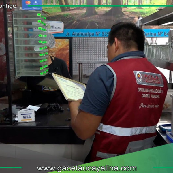 Municipalidad de Coronel Portillo inspecciona cebicherías
