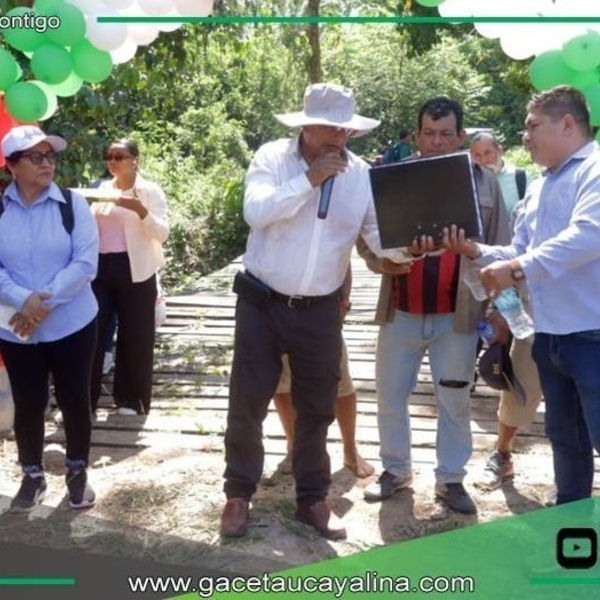 Inician renovación del puente que conecta Aguas Caliente y Villa Contamana